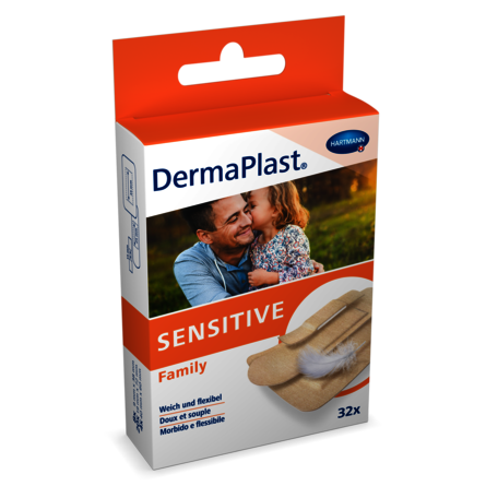 Packshot DermaPlast® Sensitive Family