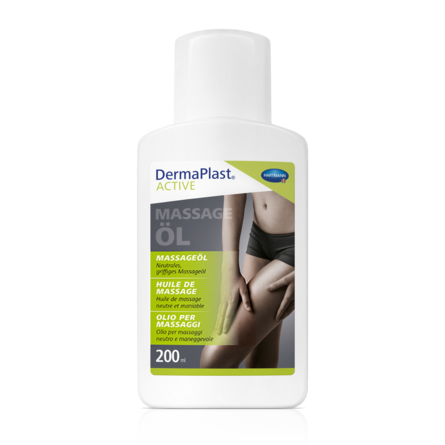 Packshot DermaPlast® Active Olio per massaggi
